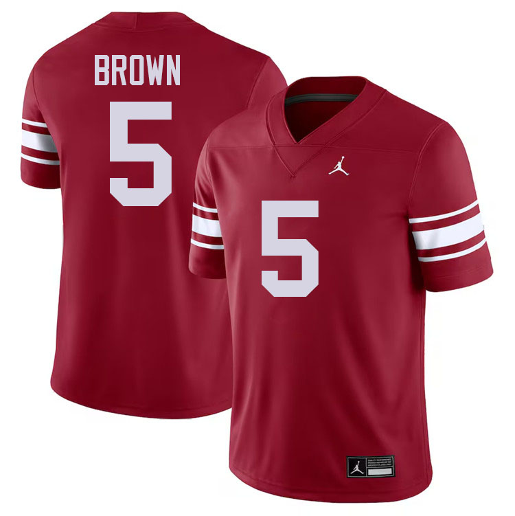 Hollywood Brown Oklahoma Sooners Jersey,Oklahoma Sooners Football Uniforms,Jersey-Throwback